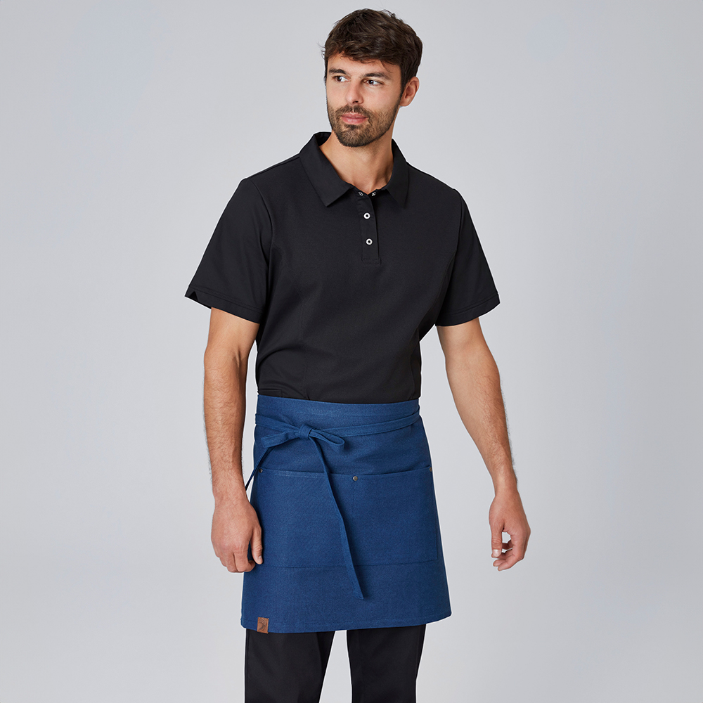 Vorbinder-Rückansicht-mit durchgehenden Stoffbändern.