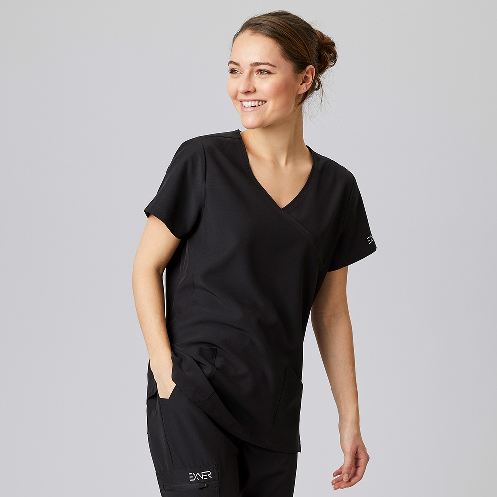 Nahansicht,Exner-logo am Ärmel