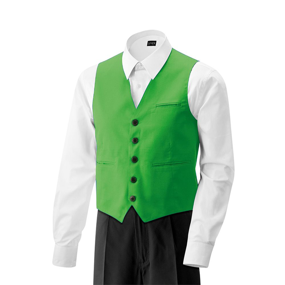 Herren-Weste,5 Knöpfe.Stoffrücken.1 Brust- und 2 Seitentaschen.1 Business-Innentasche.