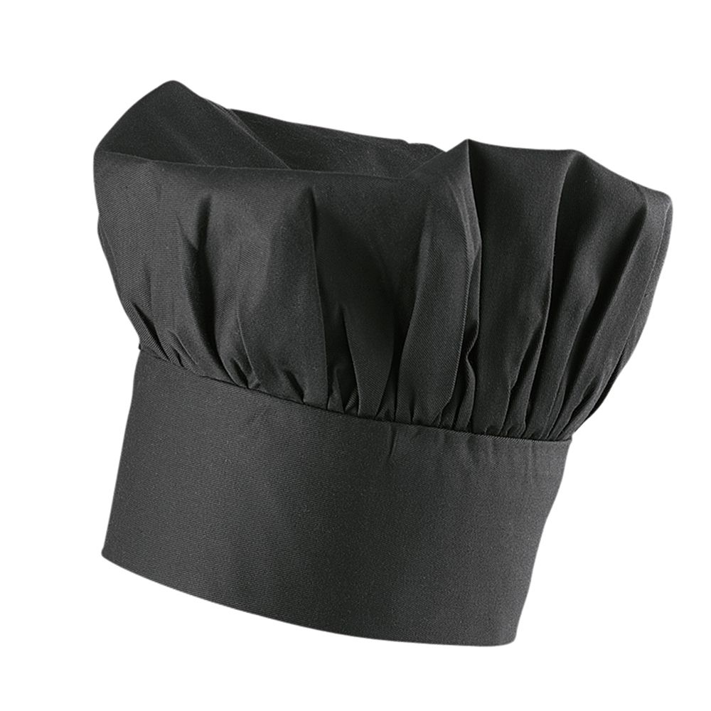 Bistrokochmuetze,in schwarz.