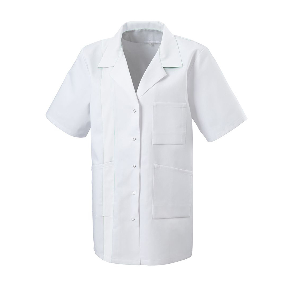 Kittel mit Reverskragen in weiß