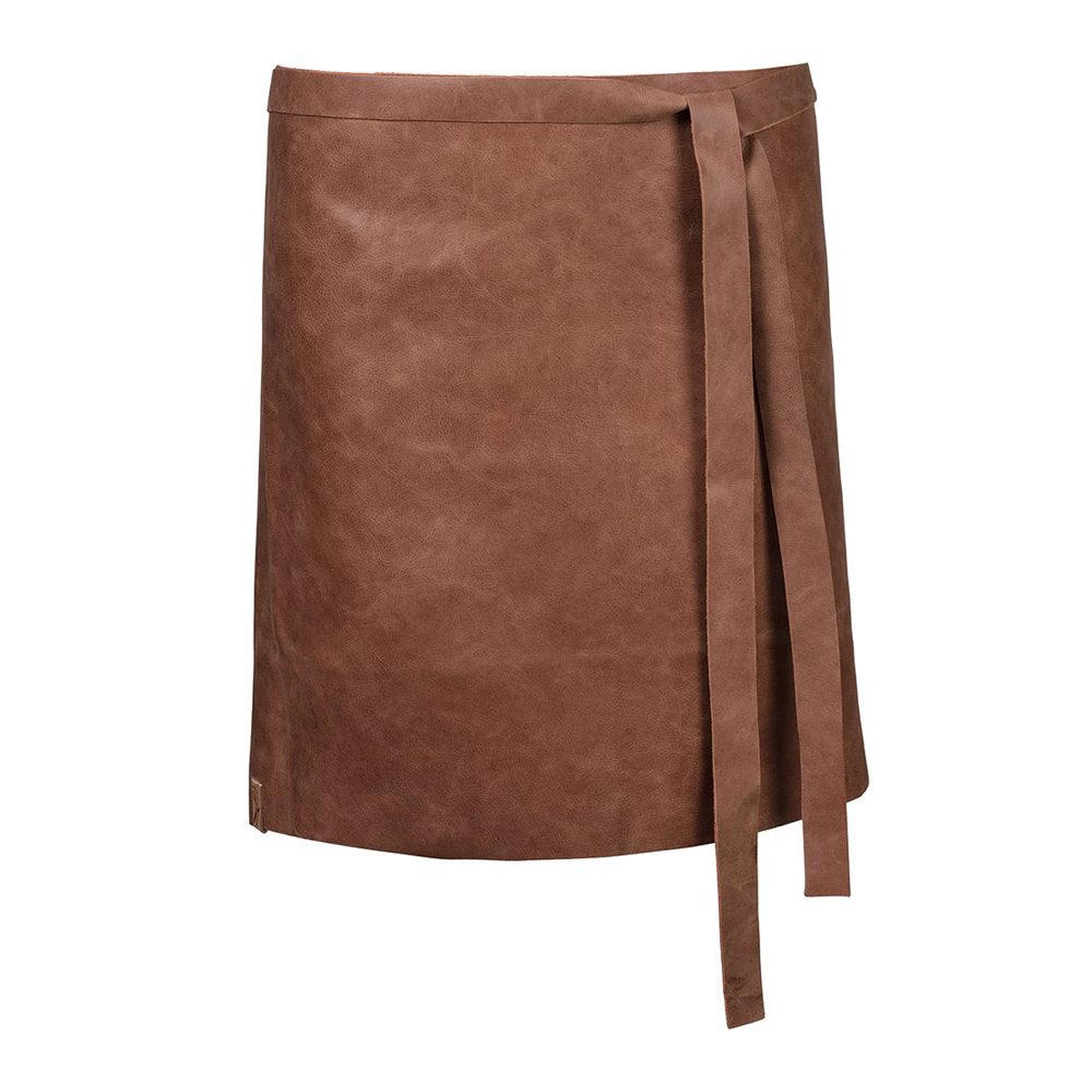 Bindegürtel mit verstellbarer Gürtelschnalle, Exner-Label am Saum.