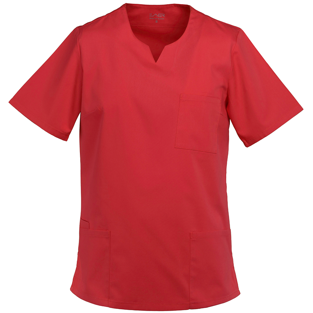 Komplettansicht,2 Seitentaschen 1 Brusttasche mit V-auschnitt.