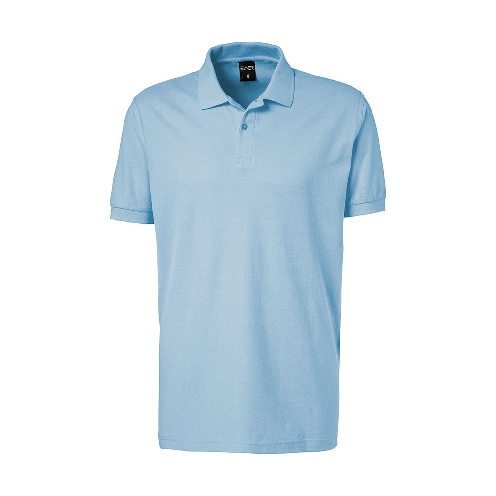 Herren-Poloshirt,Piqué-Material Zwei Ton-in-Ton KnöpfeKragen- und Ärmelbündchen