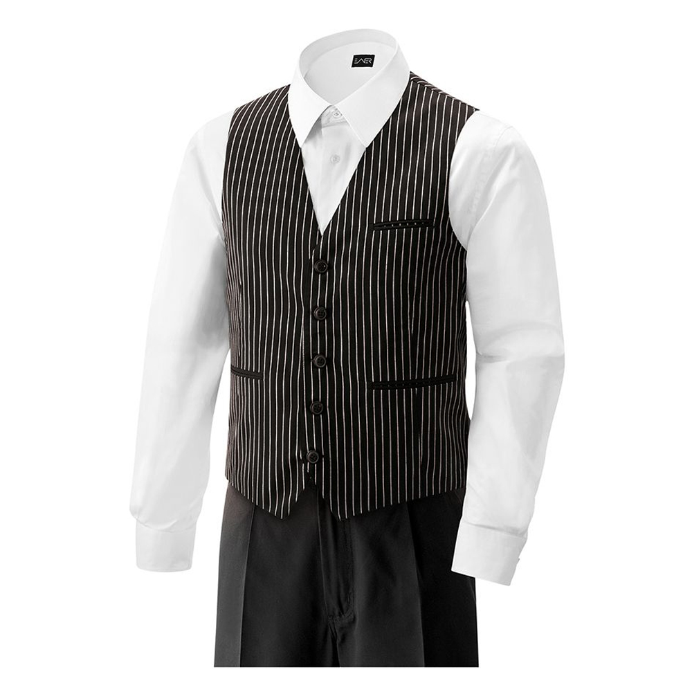 Herren-Weste,5 Knöpfe.Stoffrücken.1 Brust- und 2 Seitentaschen.1 Business-Innentasche.