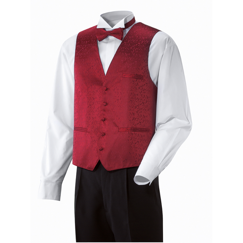 Herren-Weste,1-reihig.5-Knopf.Stoffrücken.1 Brust- und 2 Seitentaschen.1 Business-Innentasche.