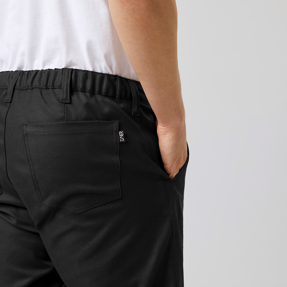 5 Taschenhose,Bund mit Schlaufe,Reissverschluss,normale leibhöhe,schlank geschnittenes-Bein,