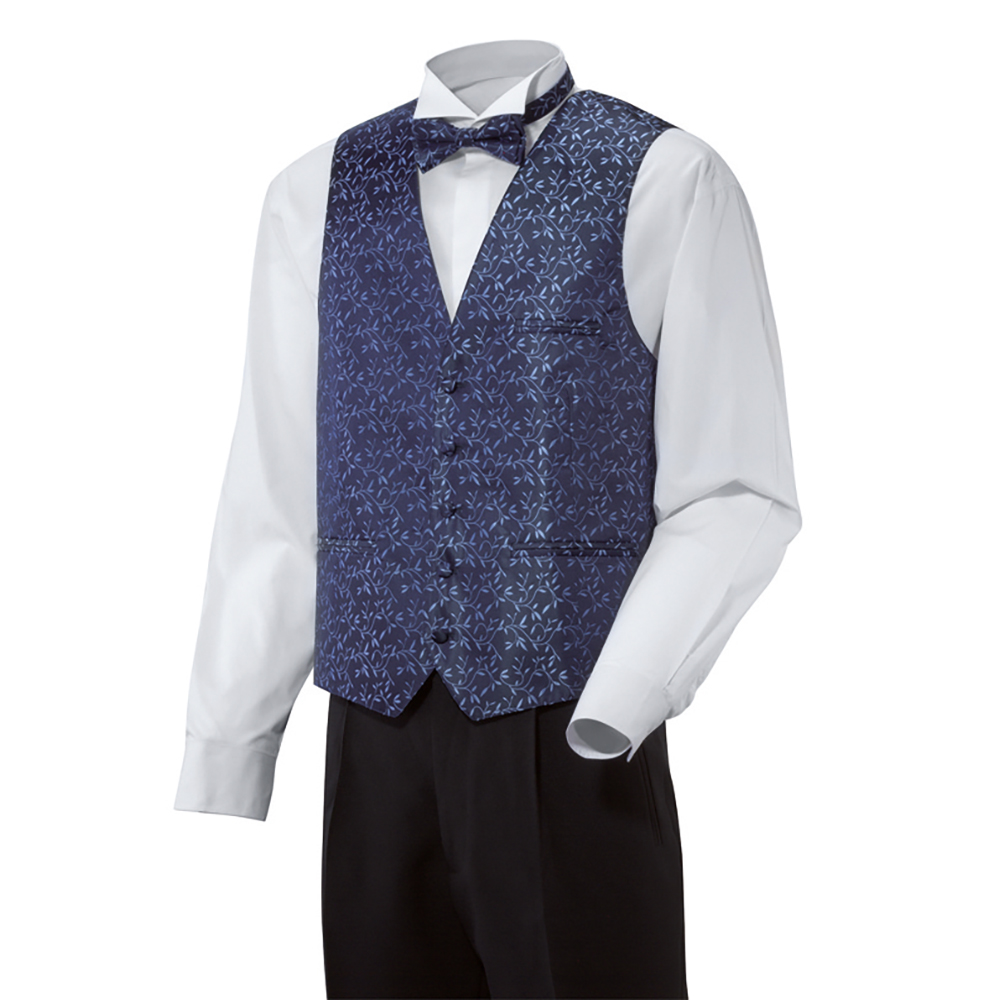 Herren-Weste,1-reihig.3-Knopf.Stoffrücken,mit 2 aufgesetzten Seitentaschen.