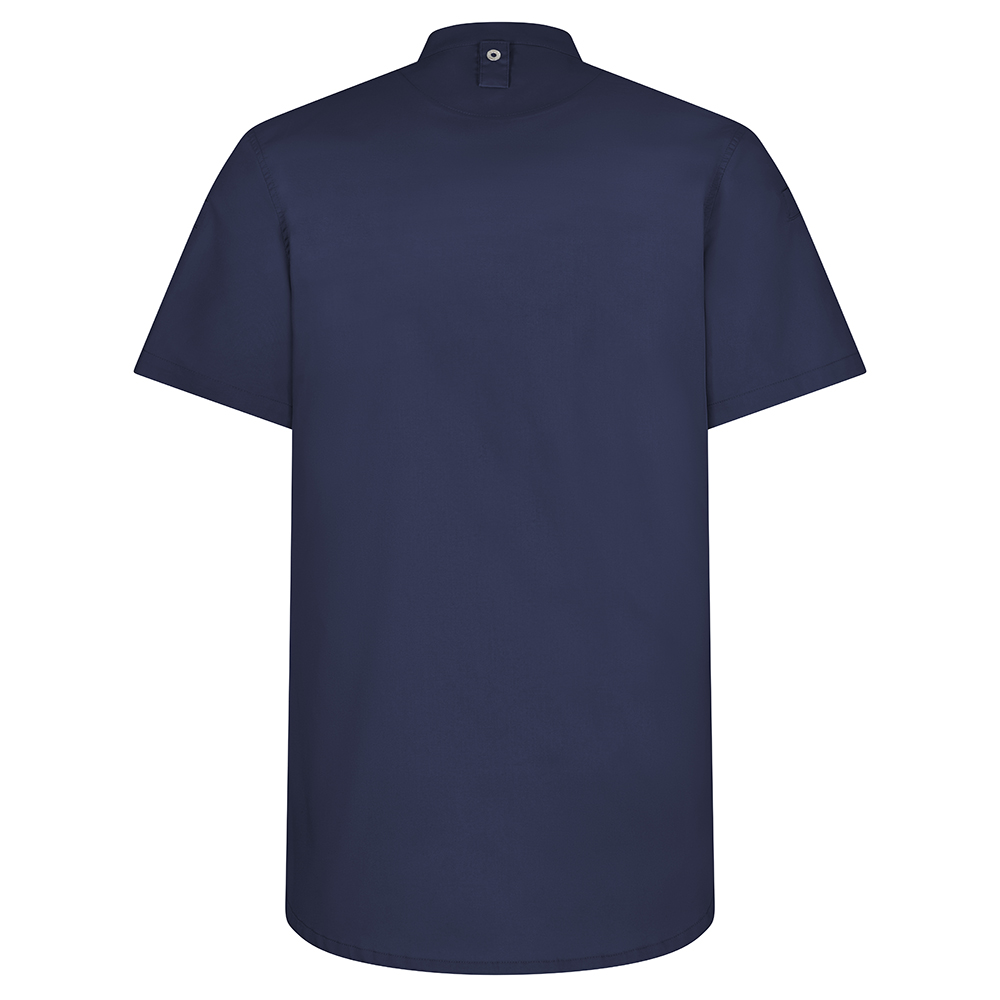 Funktionsjacke-kurzarm Rückansicht im Nacken eine Halterung für Kochbänder.