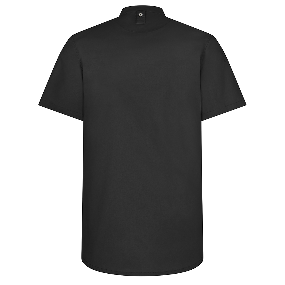 Funktionsjacke-kurzarm Rückansicht im Nacken eine Halterung für Kochbänder.