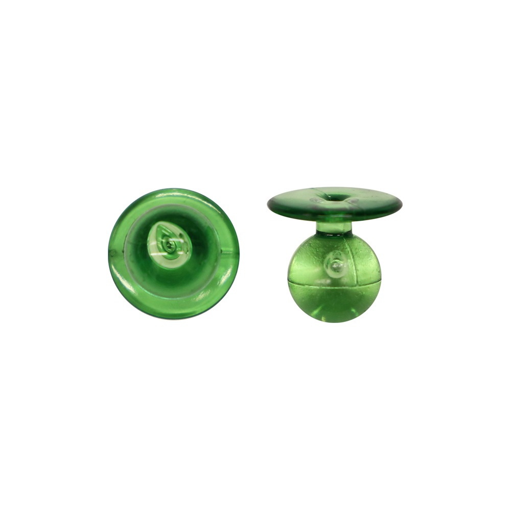 Kugelknöpfe transparent grün