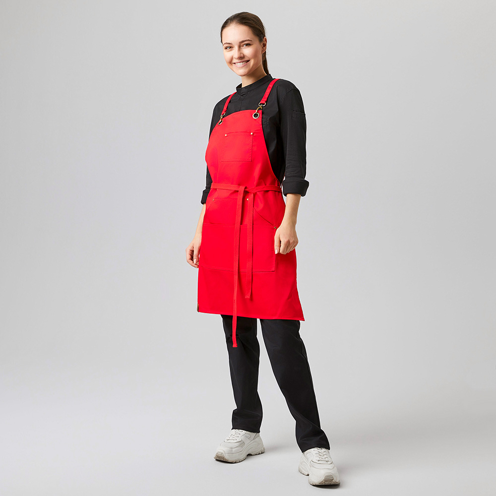 Vorderansicht-komplett,mit allen Details Ösen,Taschen,Stoffbänder,Aplikation.