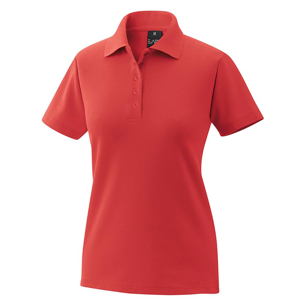 Damen-Poloshirt,Knopfleiste mit 5 gleichfarbigen KnöpfenKurze Ärmel