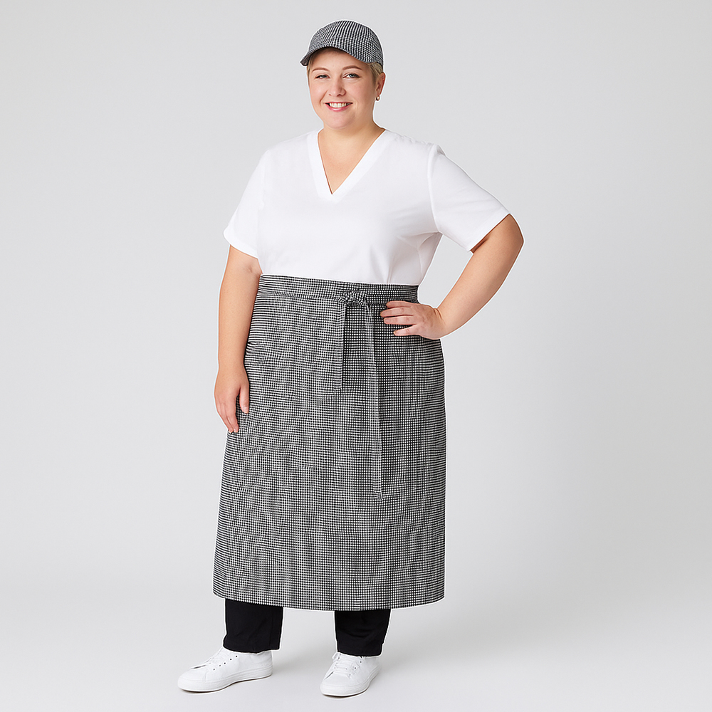 Bistroschürze XXL  B 130 x L 100 cm, Pepita