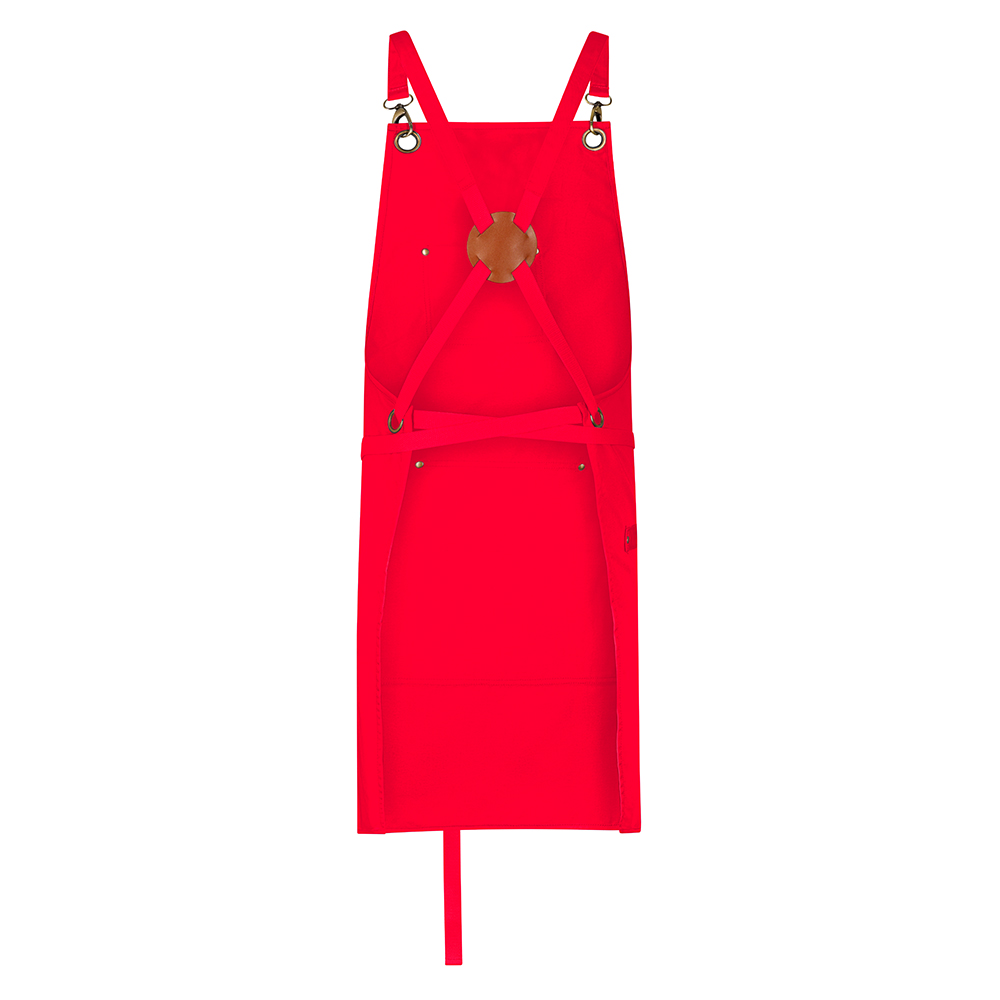 Hinteransicht,Stoffbänder mit Kreuzführung.