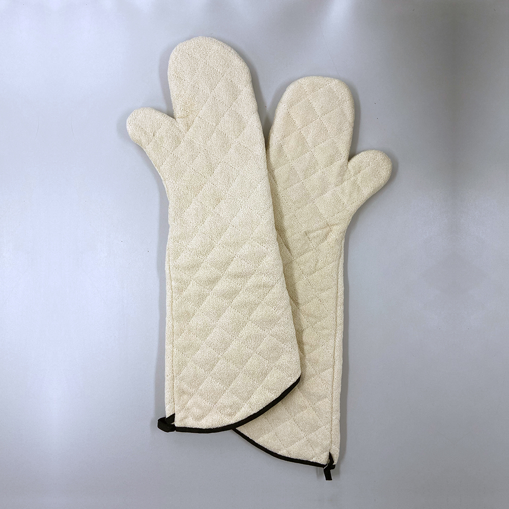 B 19 x L 43 cm.Natur.Nähte im Rautenmuster, Back-, Koch- und Grillutensilien