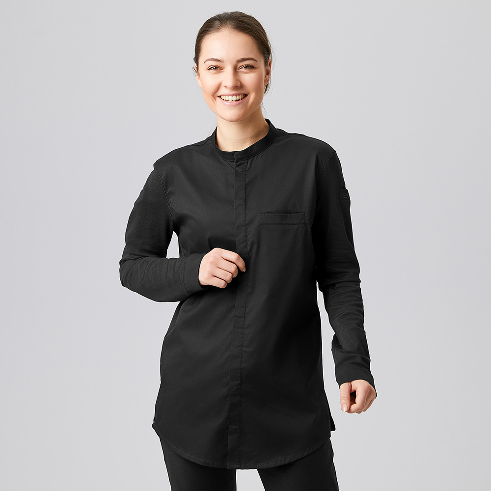 Vorderansicht,Stehkragen2 Ärmeltaschen1 innenliegende BrusttascheStülpärmel,Funktions-Jacke.