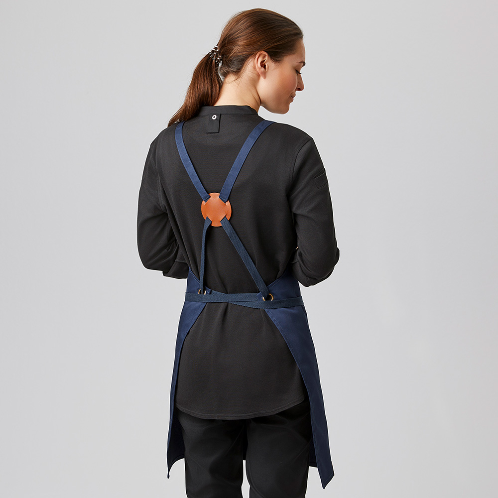 Nahansicht,Hosen-trägerrückenstück,mit Stoffbändern.