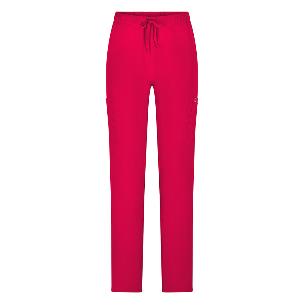 Kordelzug in der Taille- Zwei Seitentaschen- Zwei aufgesetzte Beintaschen- vorderseite.