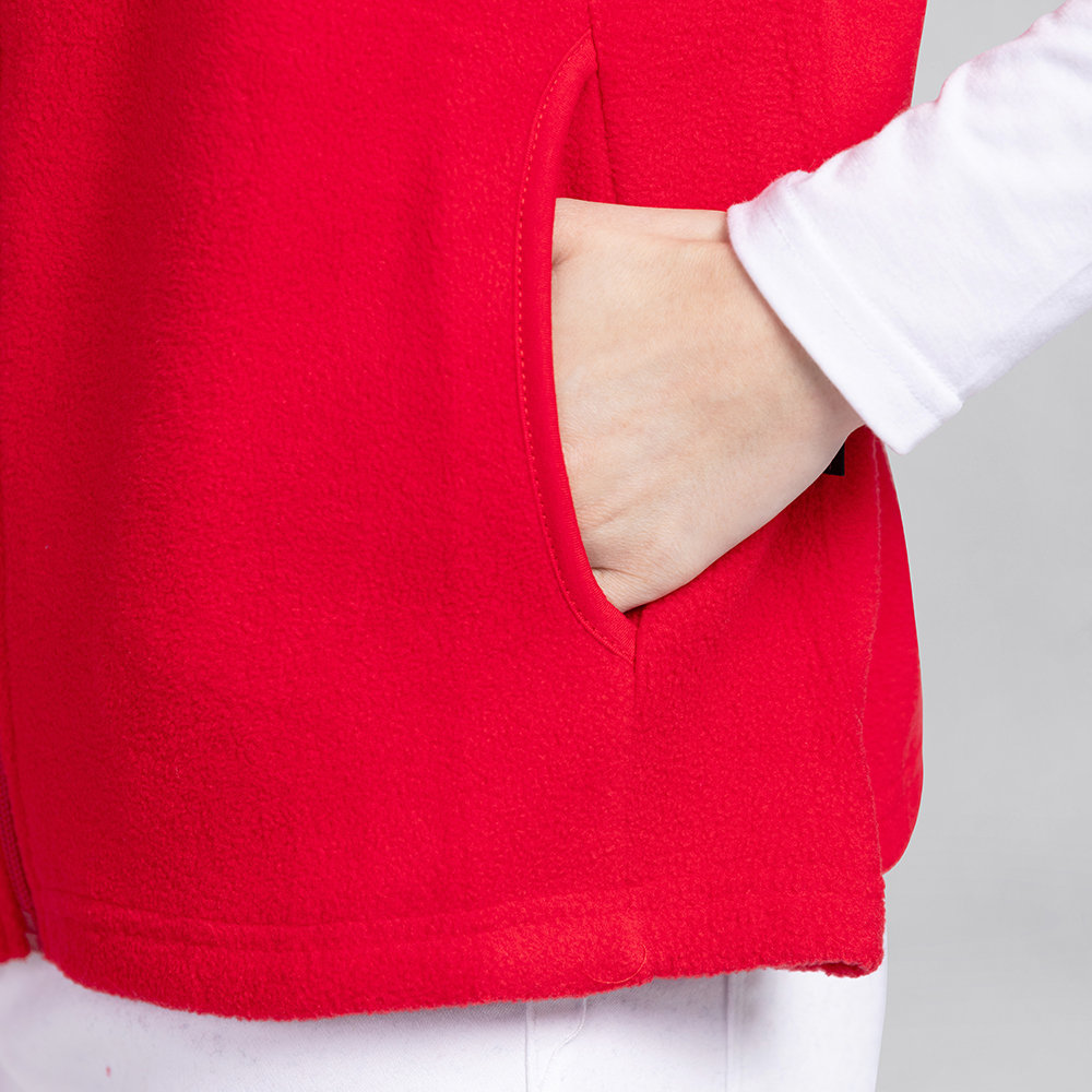 damenfleeceweste-nahansicht-der Seitentasche.