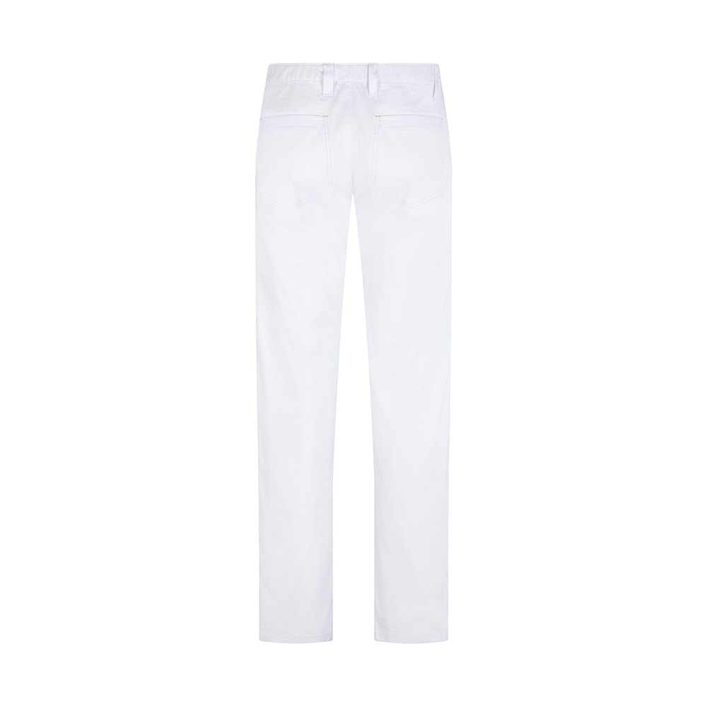 5 Taschenhose,Bund mit Schlaufe,Reissverschluss,normale leibhöhe,schlank geschnittenes-Bein,