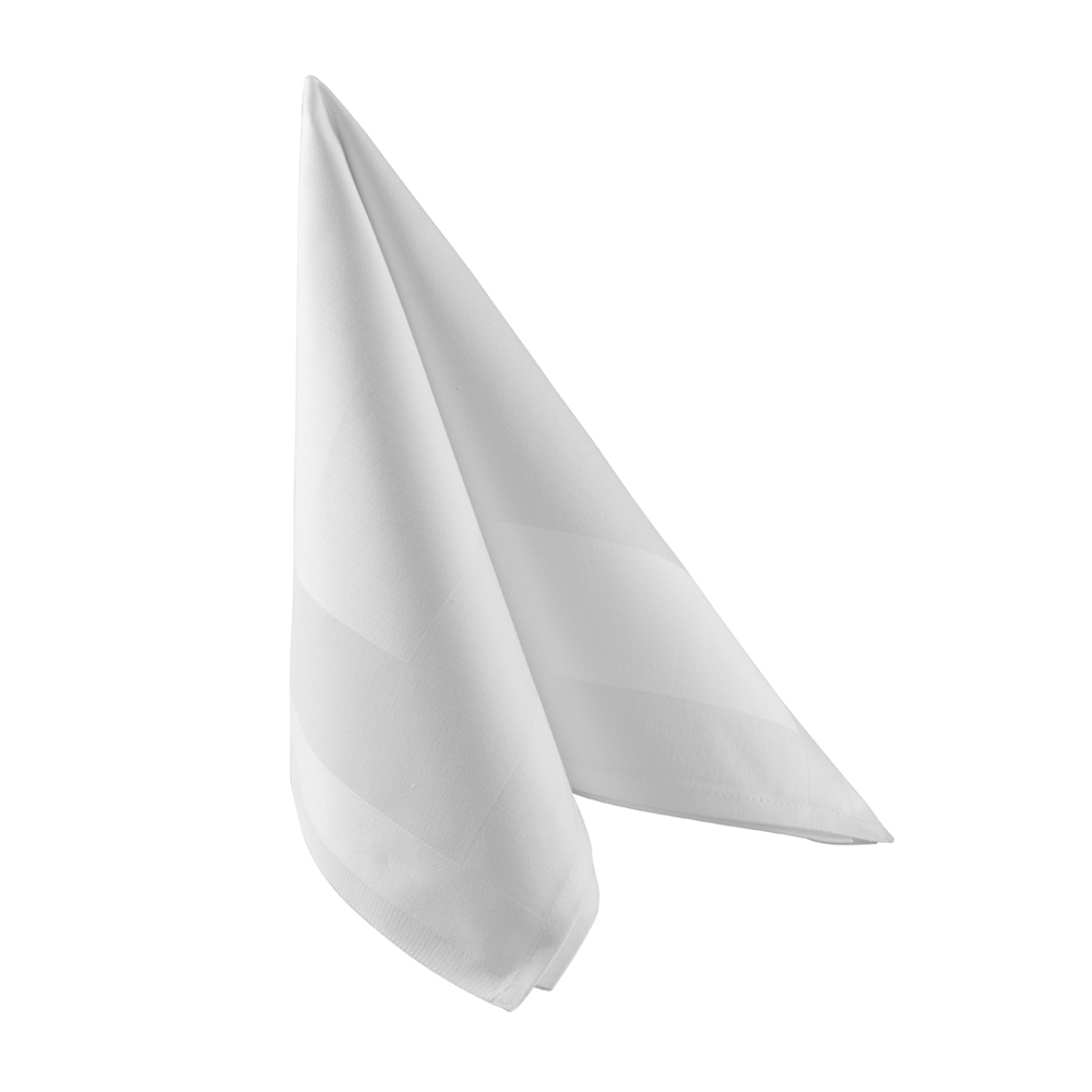 Vollzwirn Damast, 100% Baumwolle.Atlaskante umlaufend