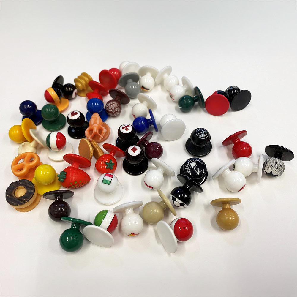 Kugelknöpfe, Motivknöpfe, für Kochjacken