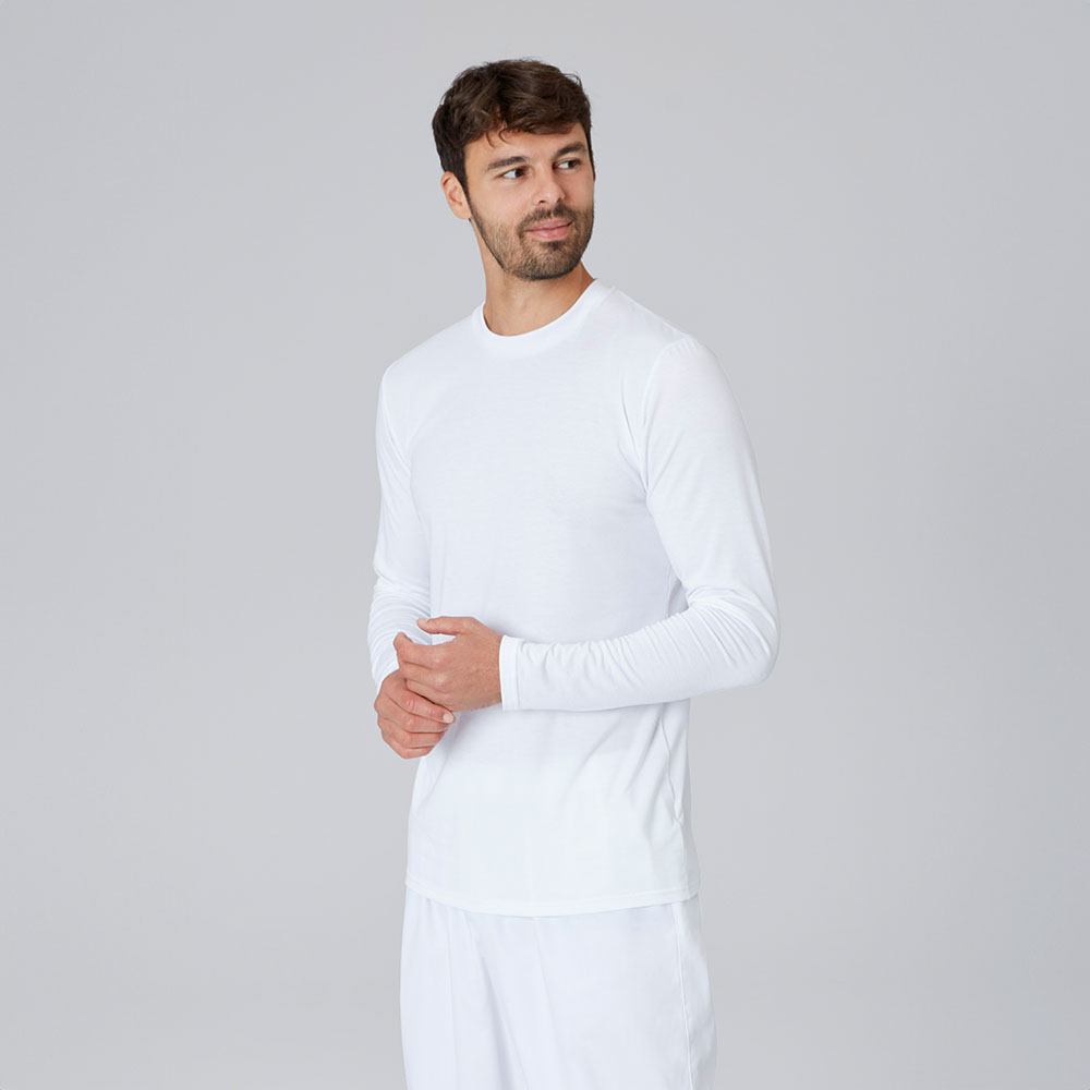 Temperaturregulierend Rundhalsausschnitt,Atmungsaktiv,schnelltrocknend,langarm.