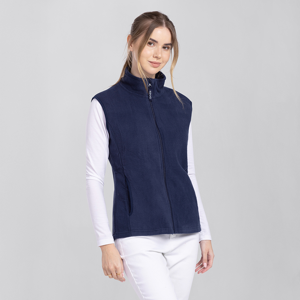 Damen Fleeceweste, navy, L