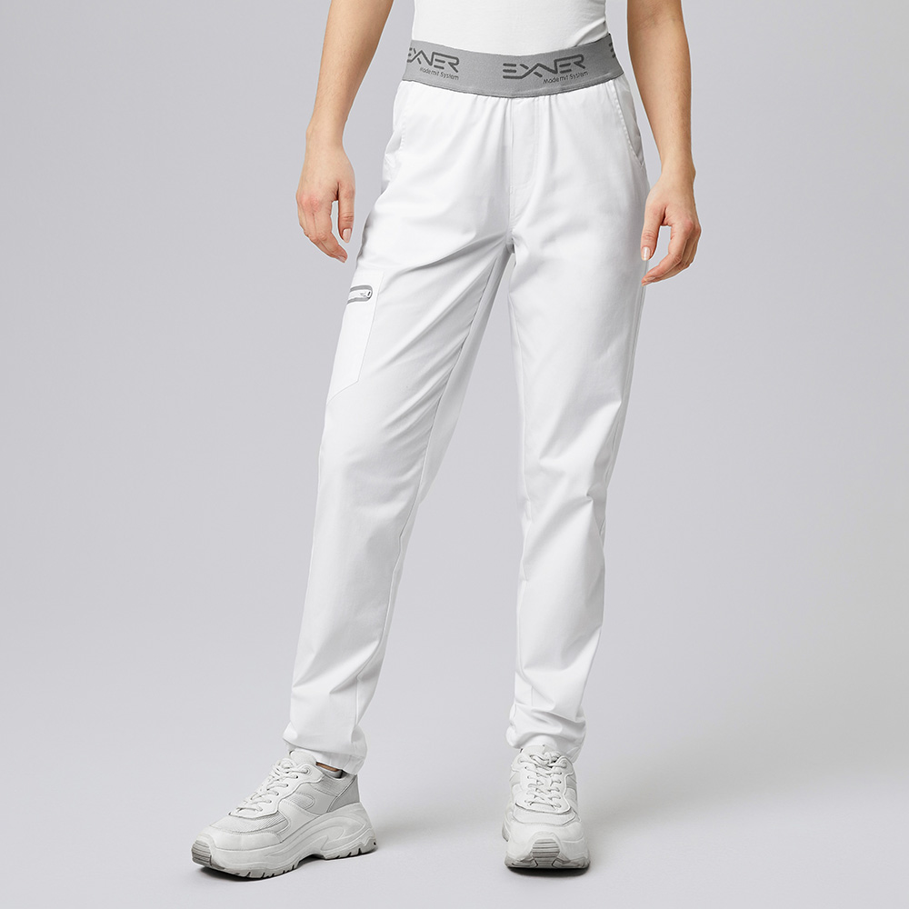 Schlupfhose,hohem Gummizug,mit exner-Logo, 2 Seitentaschen,1 beintasche mit Reissverschluss,