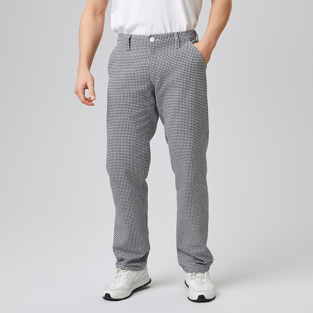 5 Taschenhose,Bund mit Schlaufe,Reissverschluss,normale leibhöhe,schlank geschnittenes-Bein,