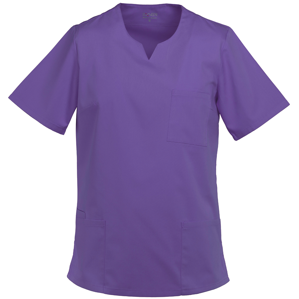 Komplettansicht,2 Seitentaschen 1 Brusttasche mit V-auschnitt.