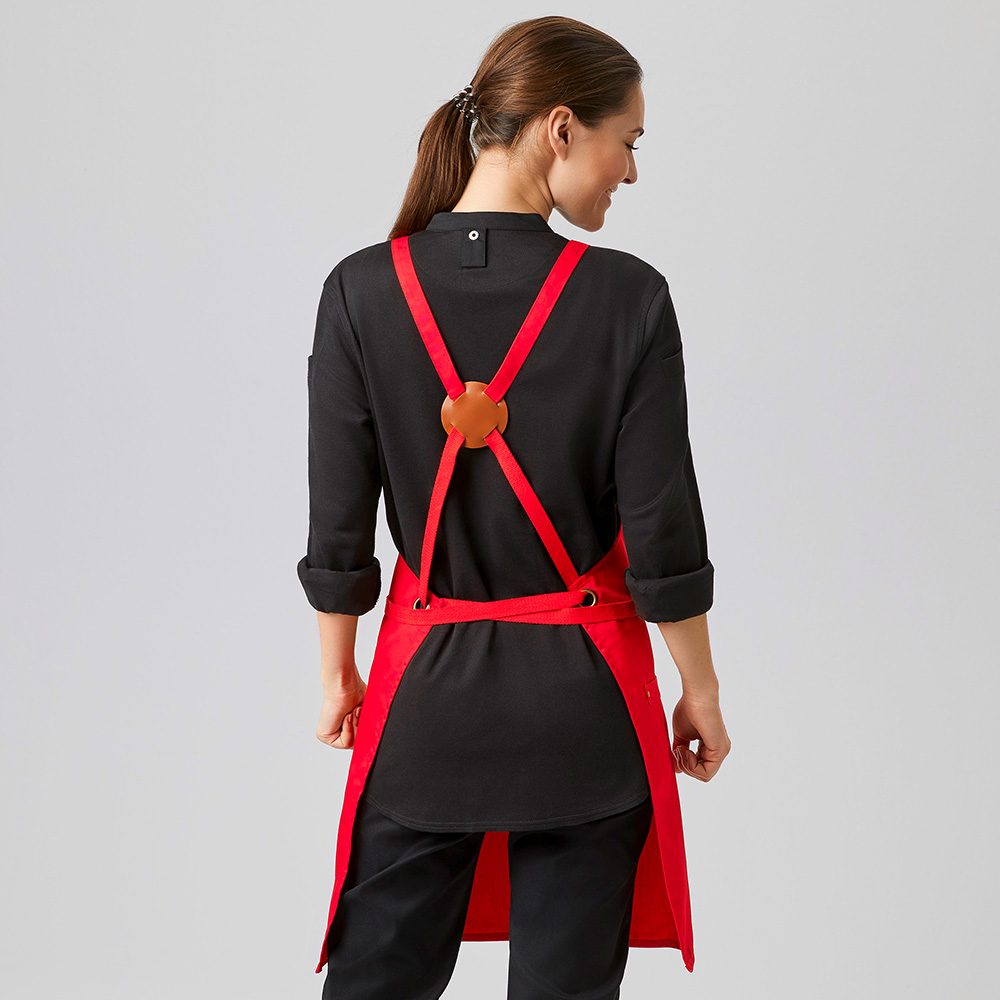 Komplette -Hinteransicht,mit Stoffbänder und Hosenträger-Rückenstück,mit Ösen.