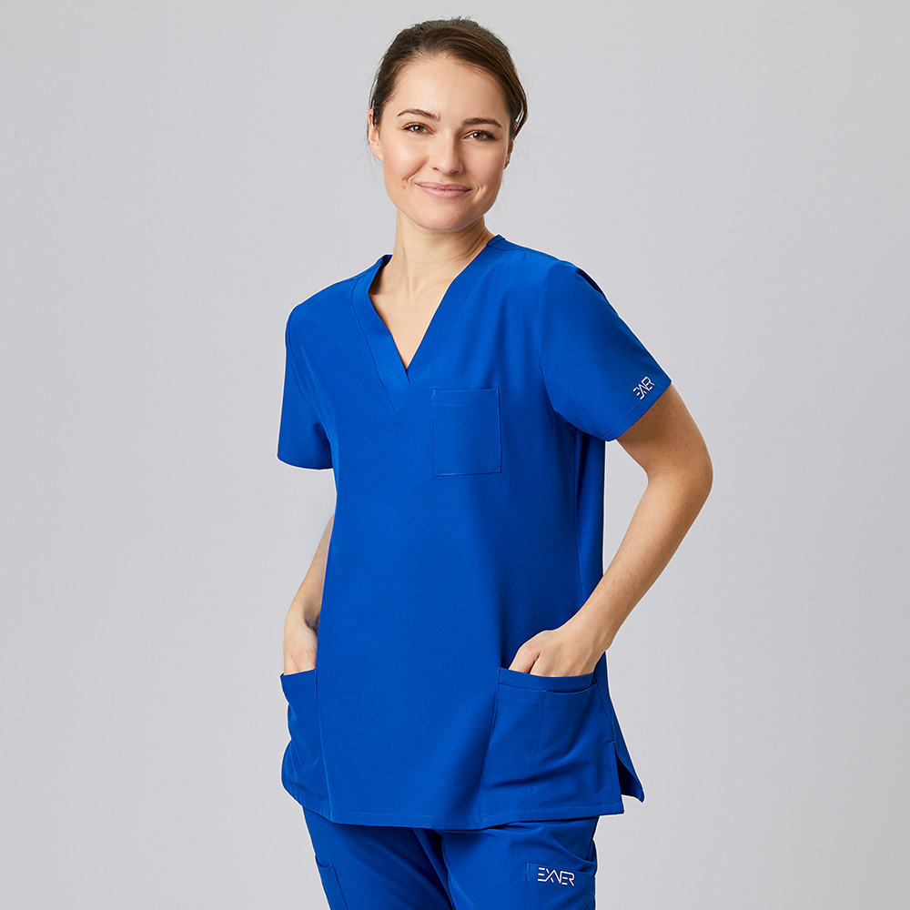 Komplettansicht,2 Seitentaschen 1 Stifttasche,1 Brusttasche,Ärmel-Exner-logo