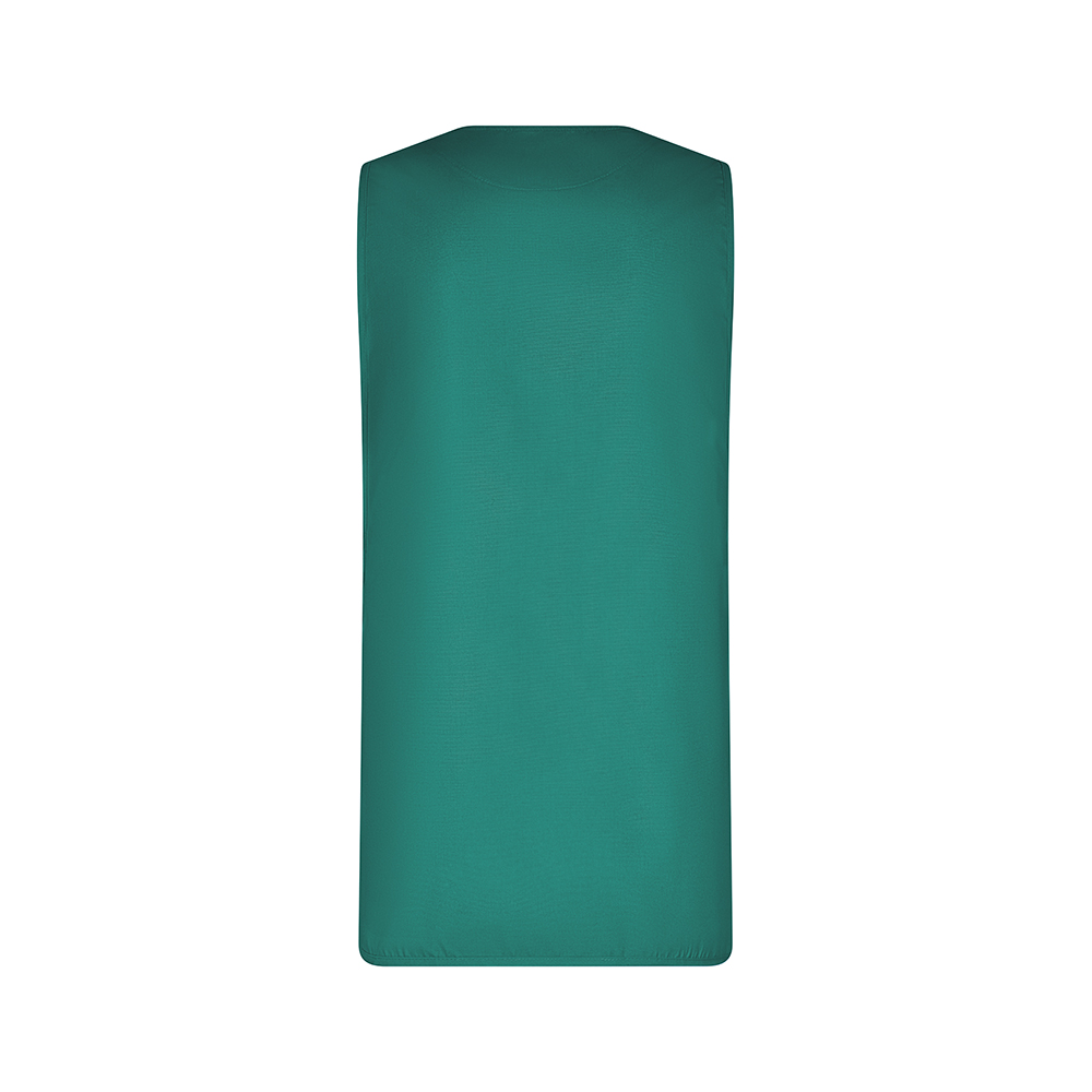 Hinteransicht,von der Überwurfschürze,