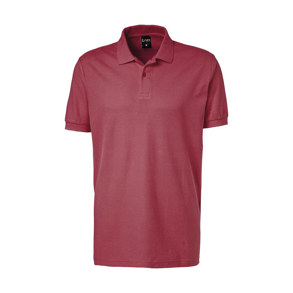 Herren-Poloshirt,Piqué-Material Zwei Ton-in-Ton KnöpfeKragen- und Ärmelbündchen