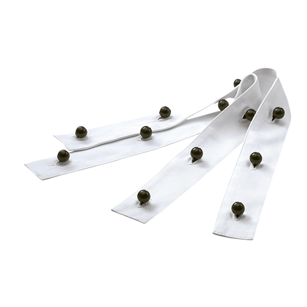 6-Knopfleiste für Kochjacken