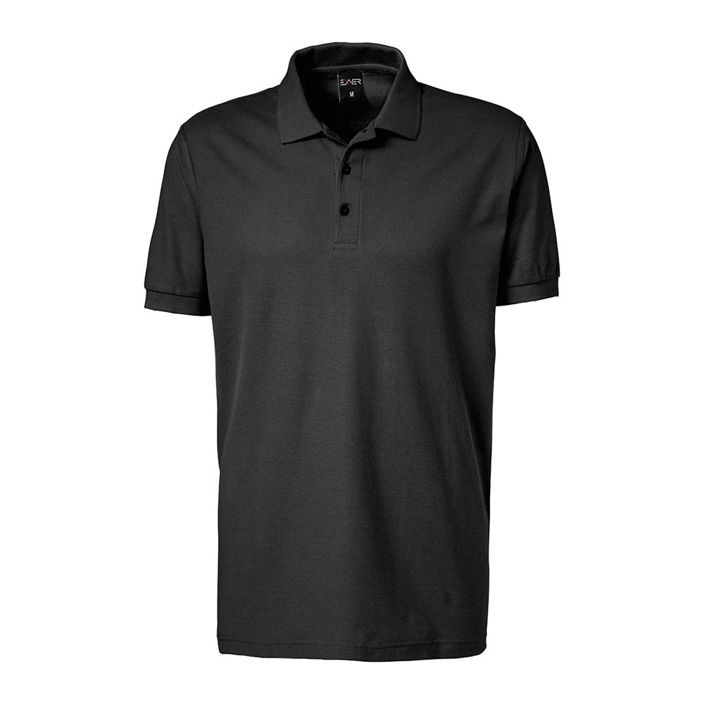 Herren-Poloshirt,mit  Knopfleiste 3 Reihig einfarbig Kurz -Arm Seitenschlitz