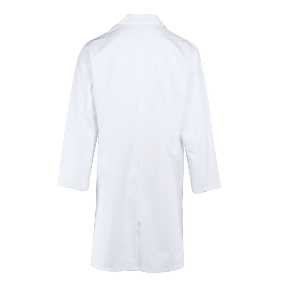 Rückansicht,laborkittel,langarm,gehschlitz.