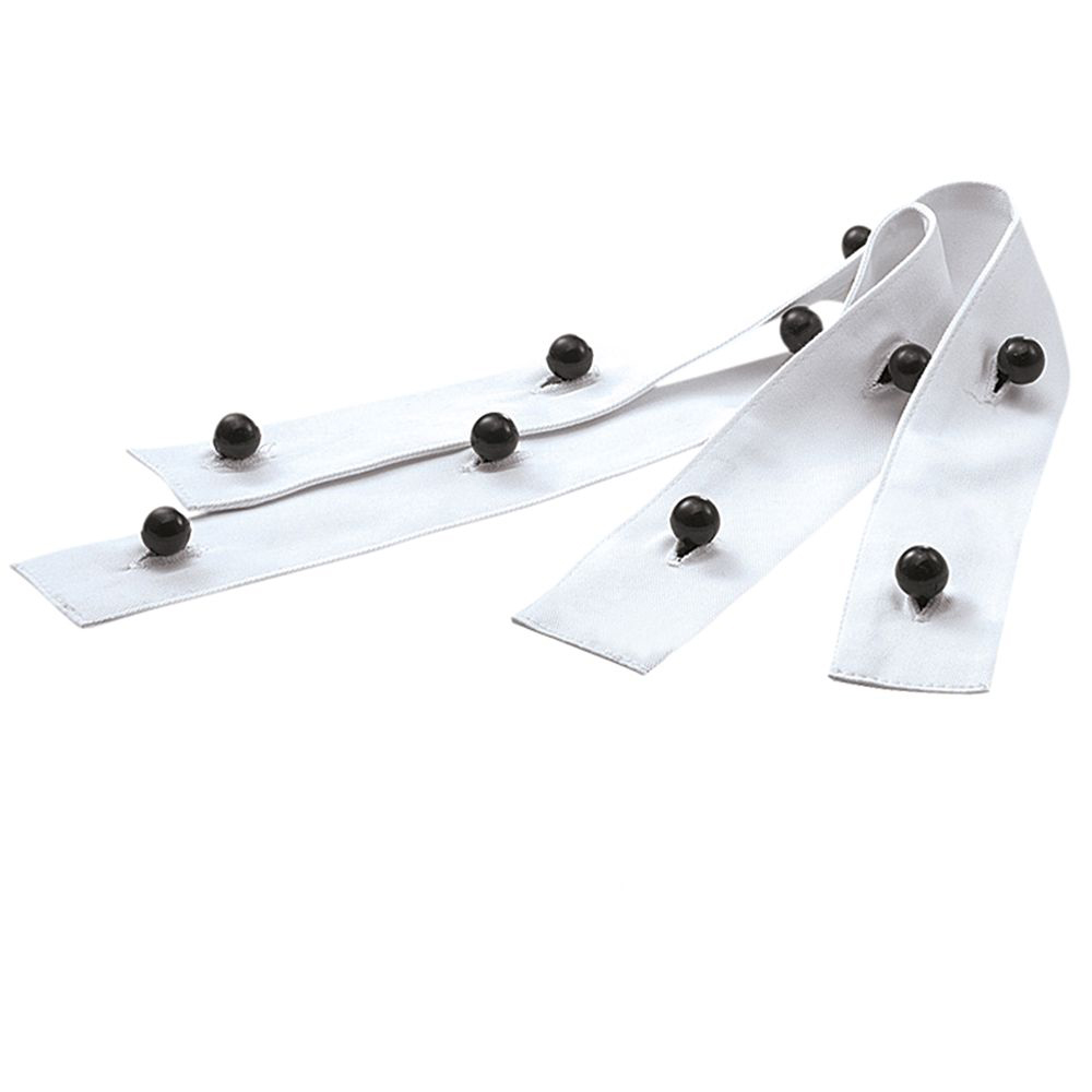 2 Knopfleisten = 1 Verpackungseinheit, für eine Kochjacke, passend für Modelle 214, 219