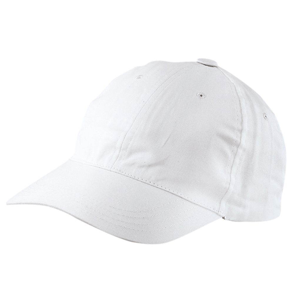 Verschluss mit Klettband, verstellbar von klein: 55 cm - groß: 61 cm.Sechs gestickte Luftlöcher.