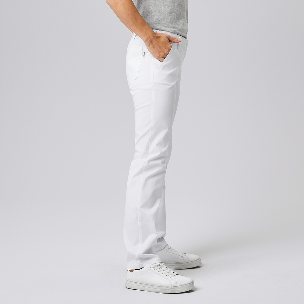 Klassische Damenhose im Five-Pocket-Style. Vielseitig einsetzbar,Gummizugbund. Lässiger Tragekomfor