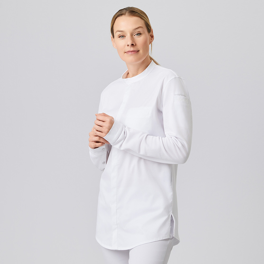 Funktions-Jacke langarm,Stehkragen2 Ärmeltaschen1 innenliegende BrusttascheStülpärmel.