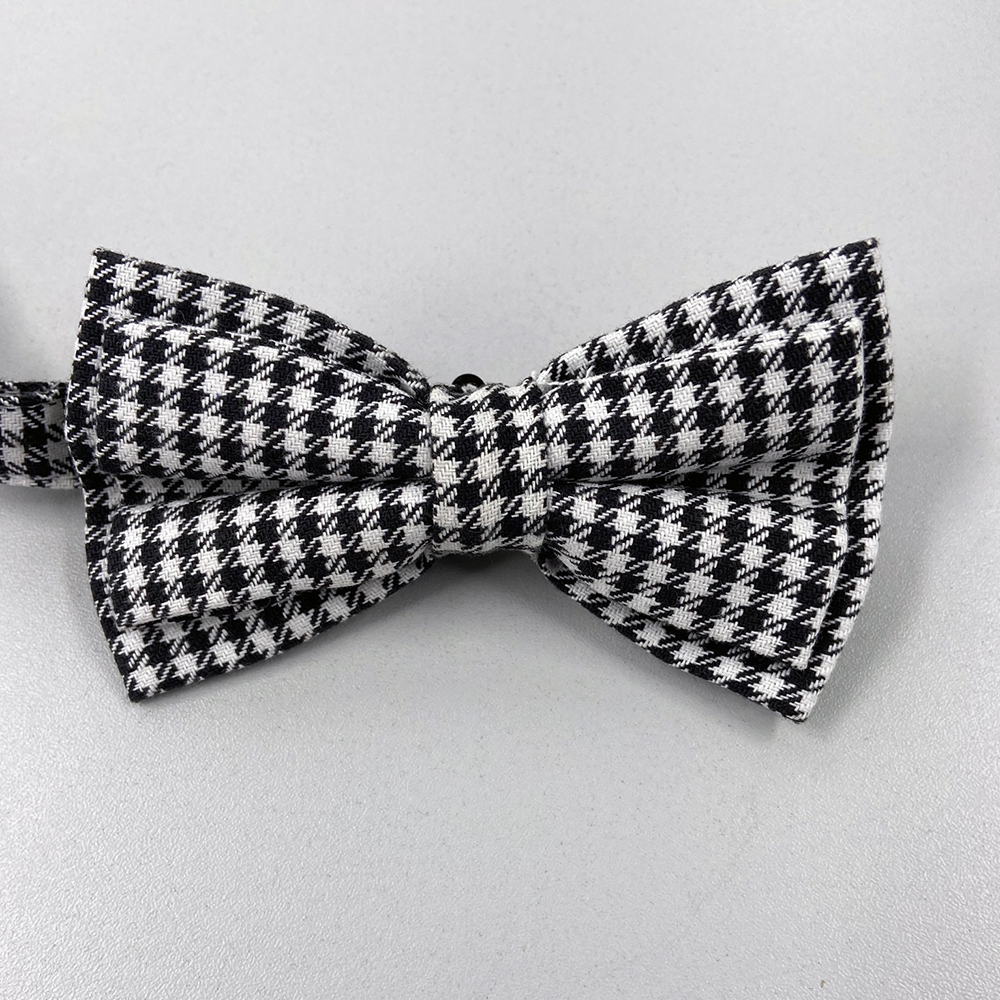 Fliege-pepita,einheitsgrösse,verstellbar im Karton.