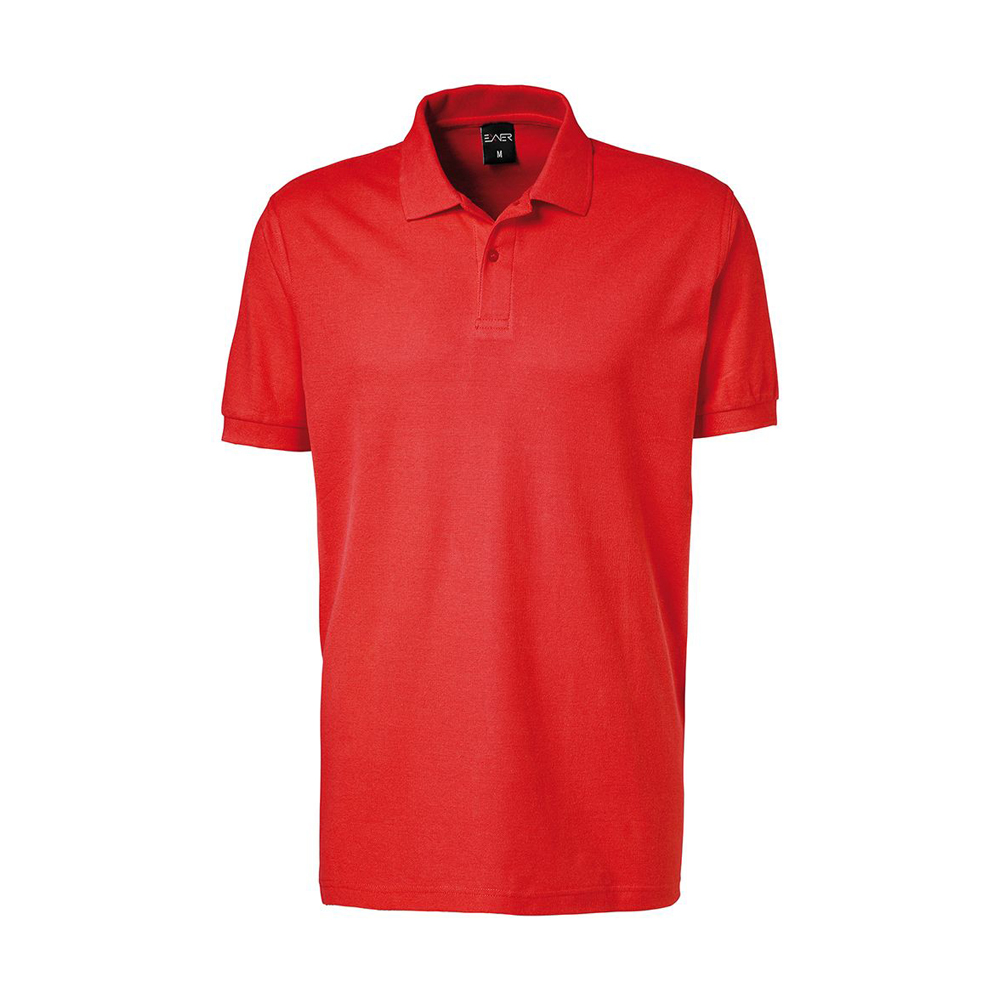 Herren-Poloshirt,Piqué-Material Zwei Ton-in-Ton KnöpfeKragen- und Ärmelbündchen