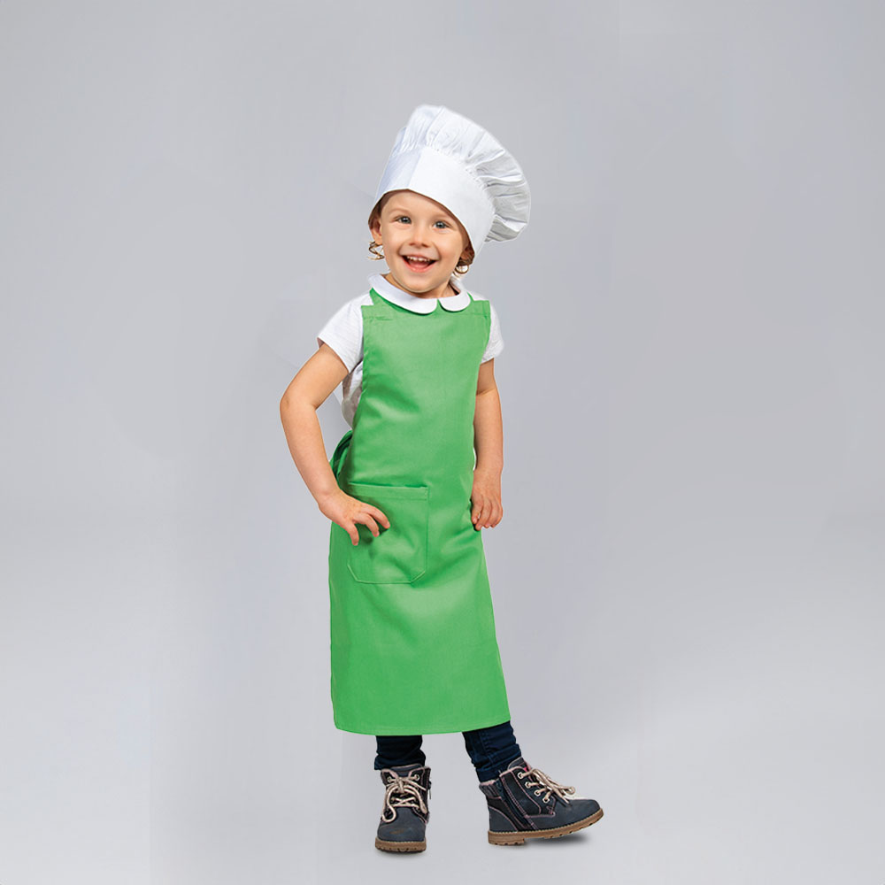 StoffbänderVerstellbares Nackenband mit 5 Druckknöpfenmit 1 Tasche rechts.