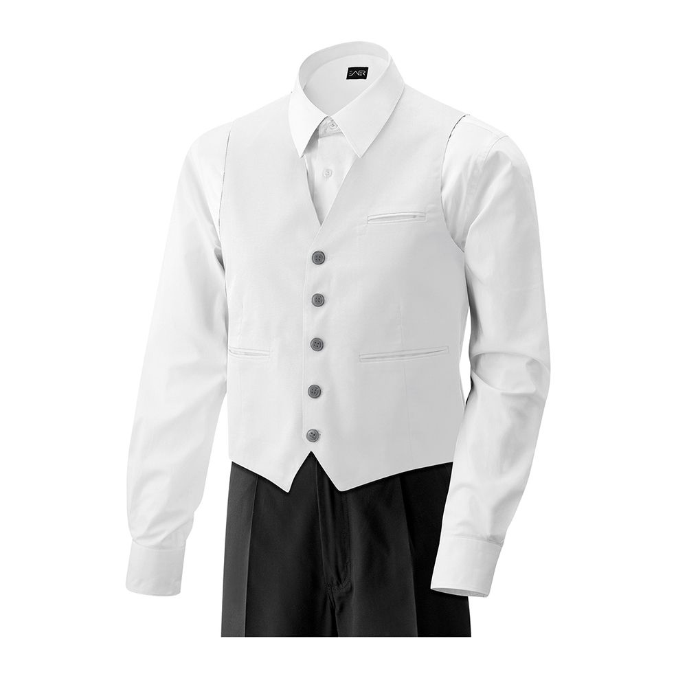 Herren-Weste,5 Knöpfe.Stoffrücken.1 Brust- und 2 Seitentaschen.1 Business-Innentasche.