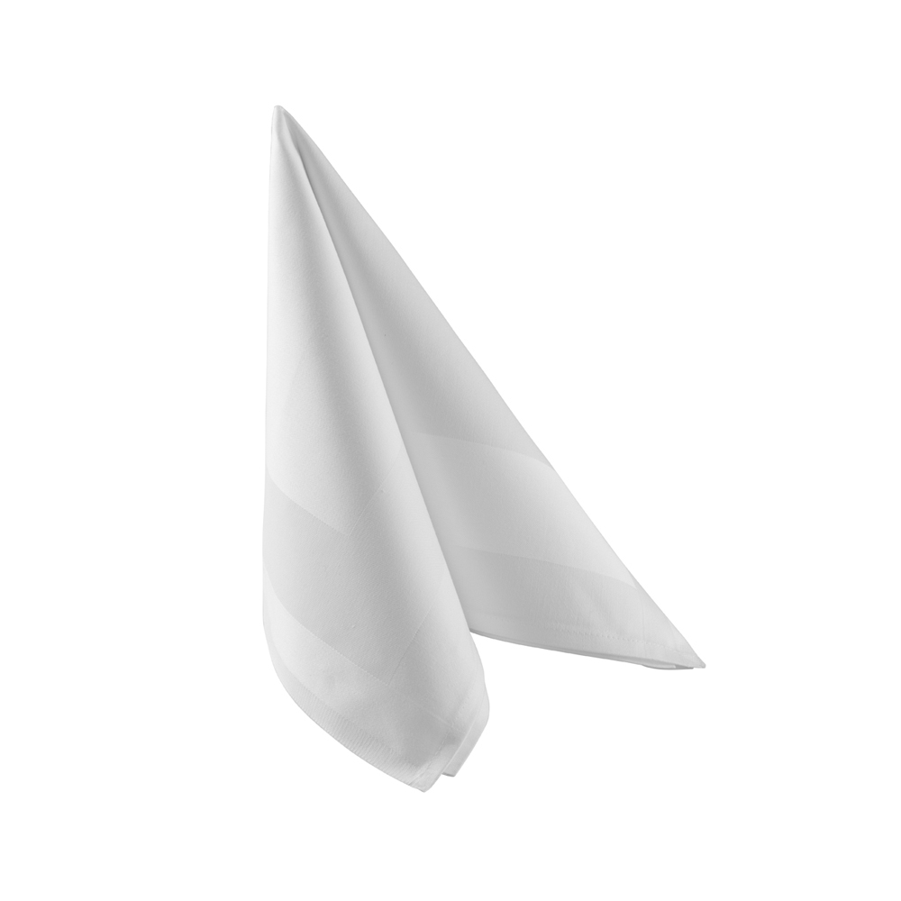 Vollzwirn Damast, 100% Baumwolle.Atlaskante umlaufend