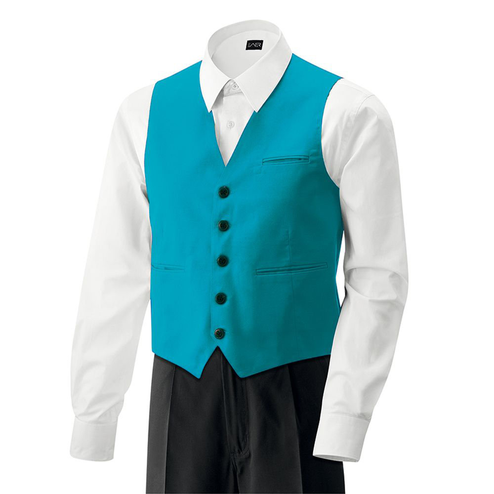 Herren-Weste,5 Knöpfe.Stoffrücken.1 Brust- und 2 Seitentaschen.1 Business-Innentasche.