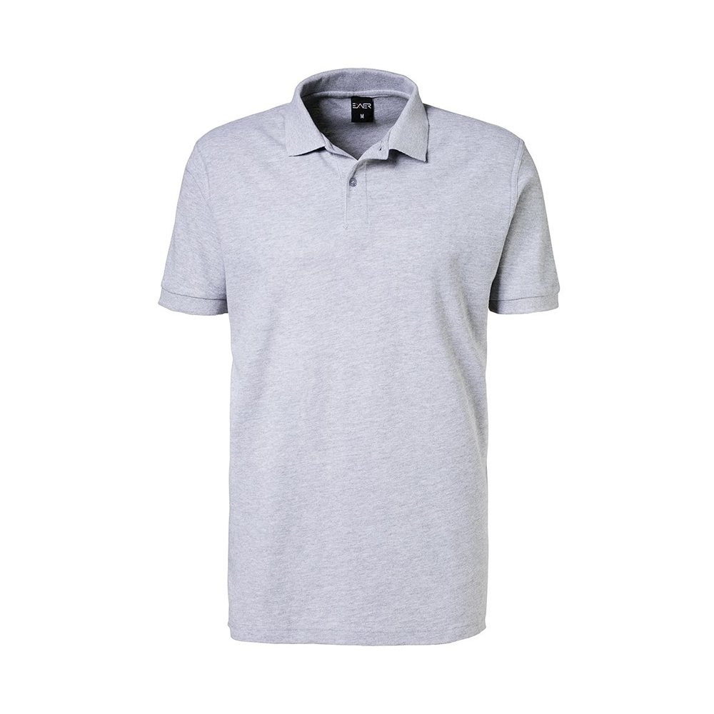 Herren-Poloshirt,Piqué-Material Zwei Ton-in-Ton KnöpfeKragen- und Ärmelbündchen